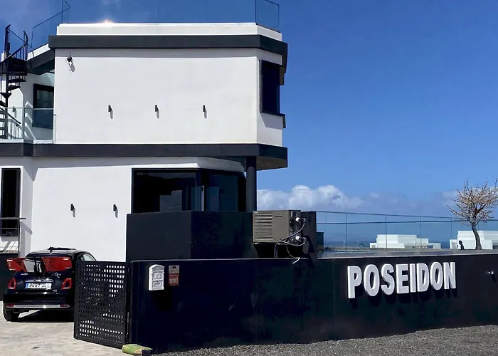 Villa Poseidon With Private Heated Pool, Sauna And Stunning Volcano Views By Amazzzing Travel