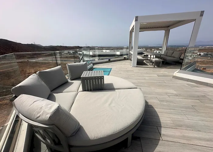 Poseidon With Private Heated Pool, Sauna And Stunning Volcano Views By Amazzzing Travel Villa Corralejo